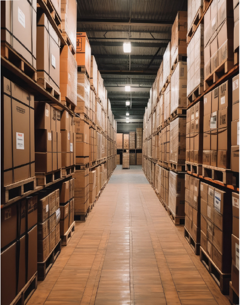 Contamos con </br><b>MÁS DE 4,000 M<sup>2</sup></b></br> para almacenamiento